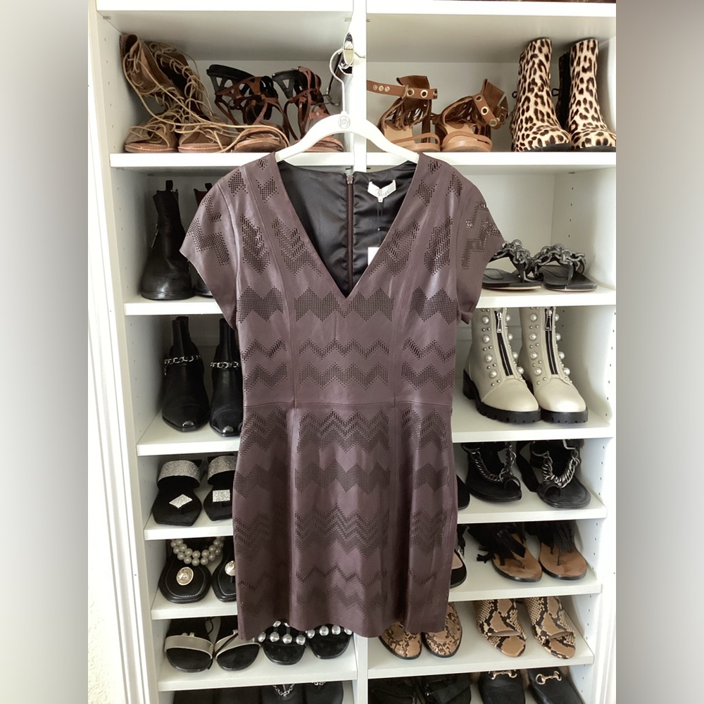 Parker Leather Dress